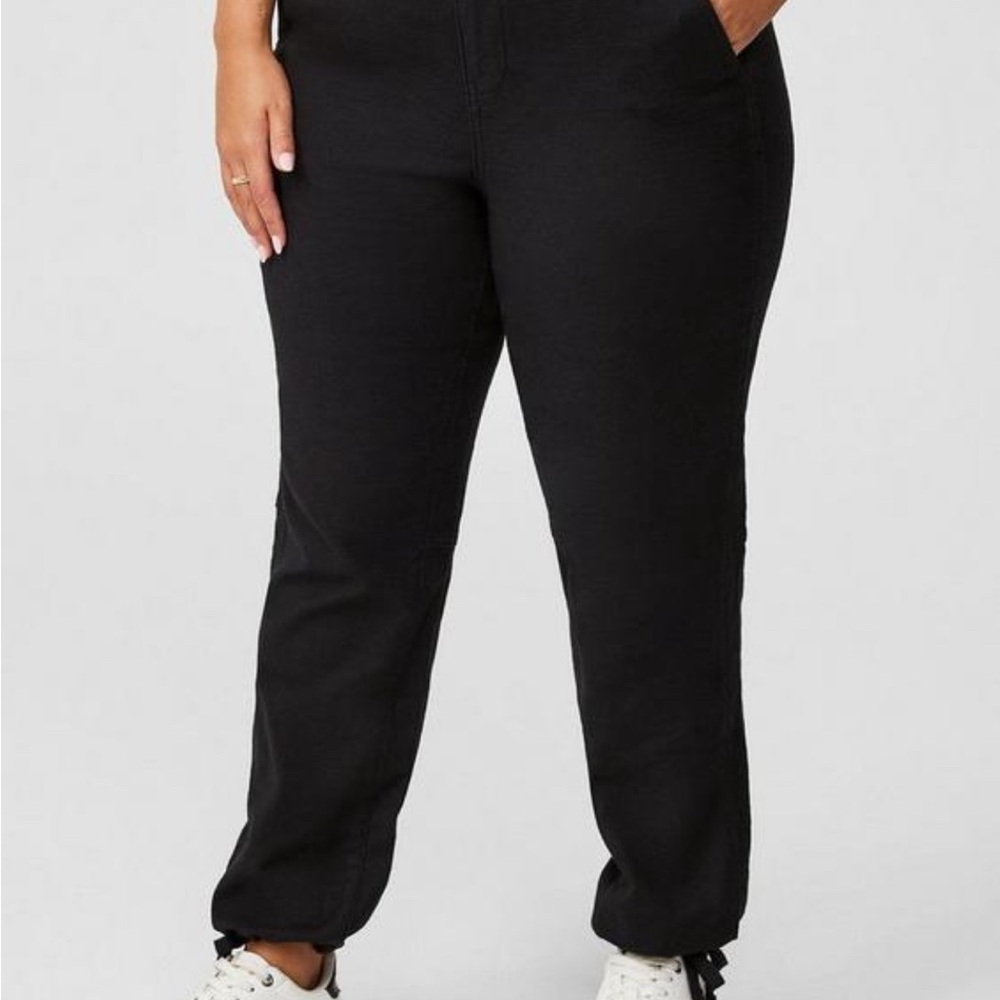 Torrid High Rise Relaxed Twill Jogger